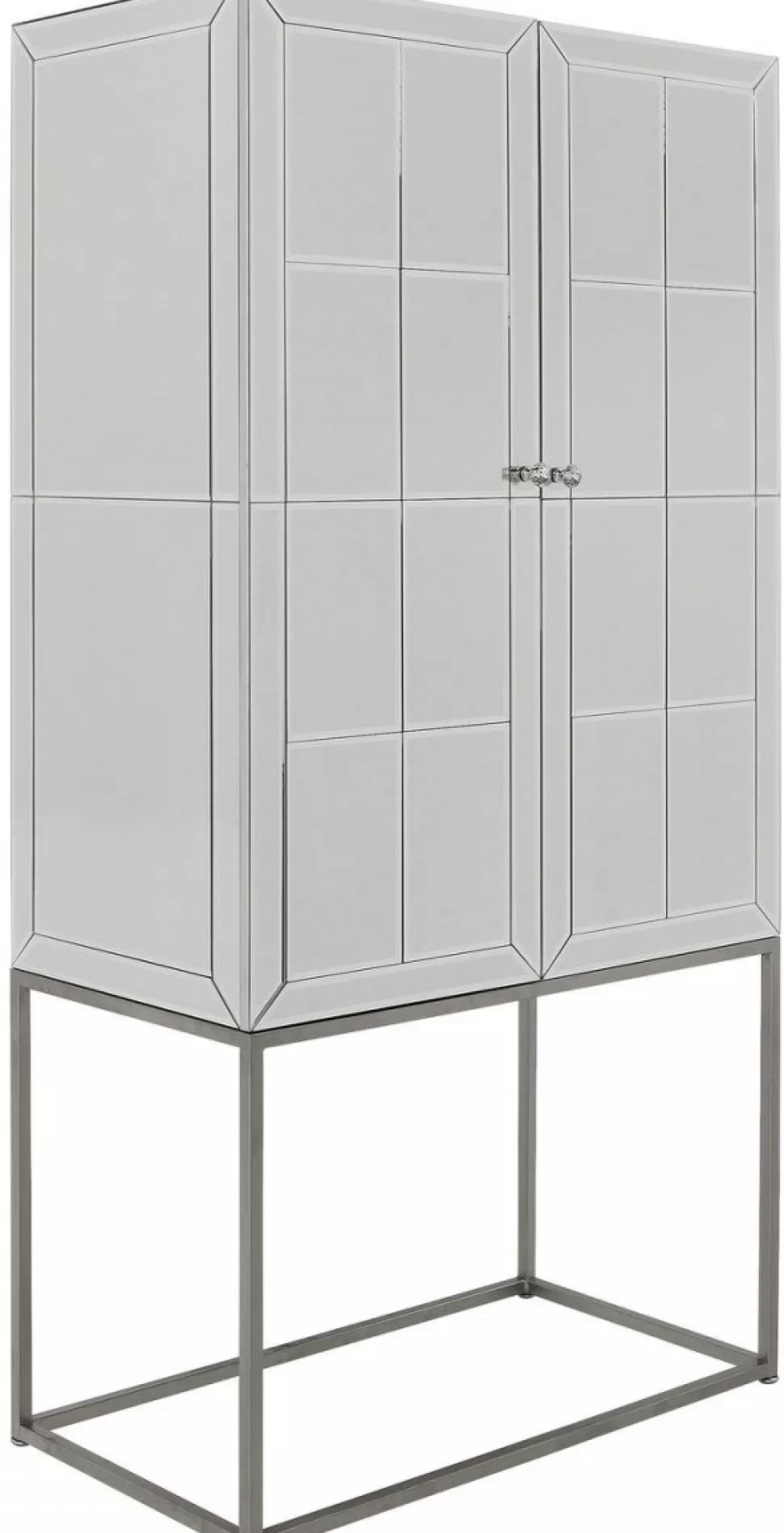 Barki-KARE Design Barek Luxury 89x181 Cm Srebrny