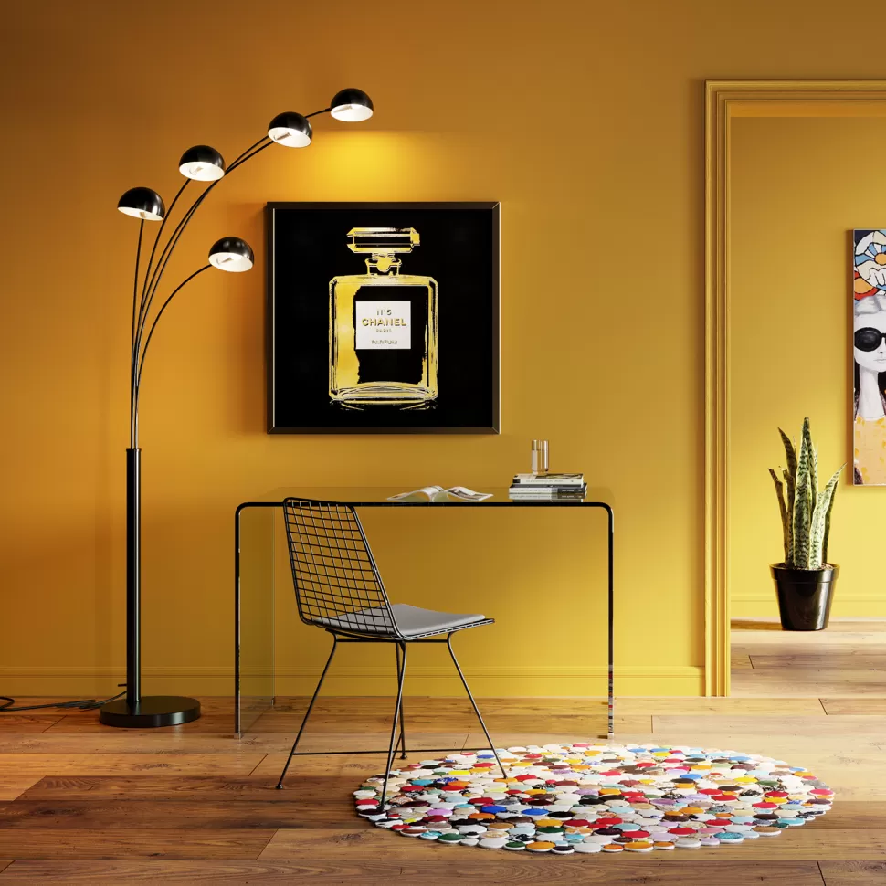 Biurka-KARE Design Biurko Clear Club 125x60 Cm Transparentne