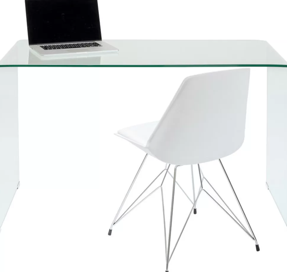 Biurka-KARE Design Biurko Clear Club 125x60 Cm Transparentne