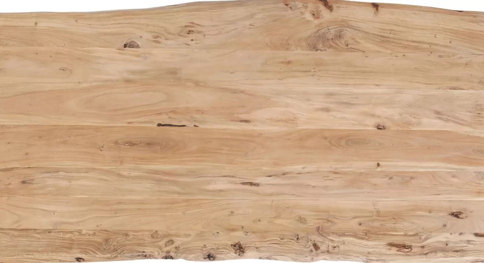 Stoły-KARE Design Blat Drewniany Akacjowy 160x80 Cm Prostokątny Asymetryczny