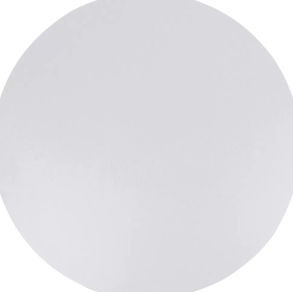 Stoły-KARE Design Blat Okrągły MDF Biały Lakierowany Ø110 Cm