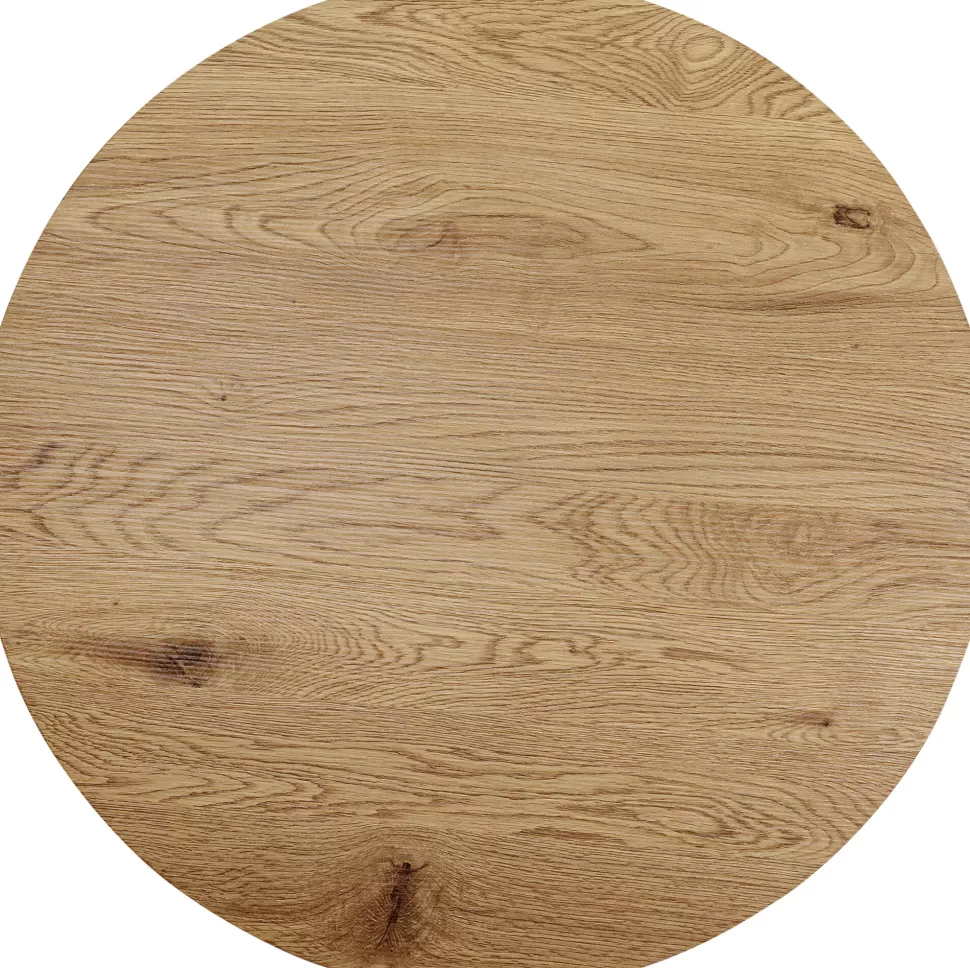 Stoły-KARE Design Blat Okrągły MDF Laminowany Kolor Dąb Ø110 Cm