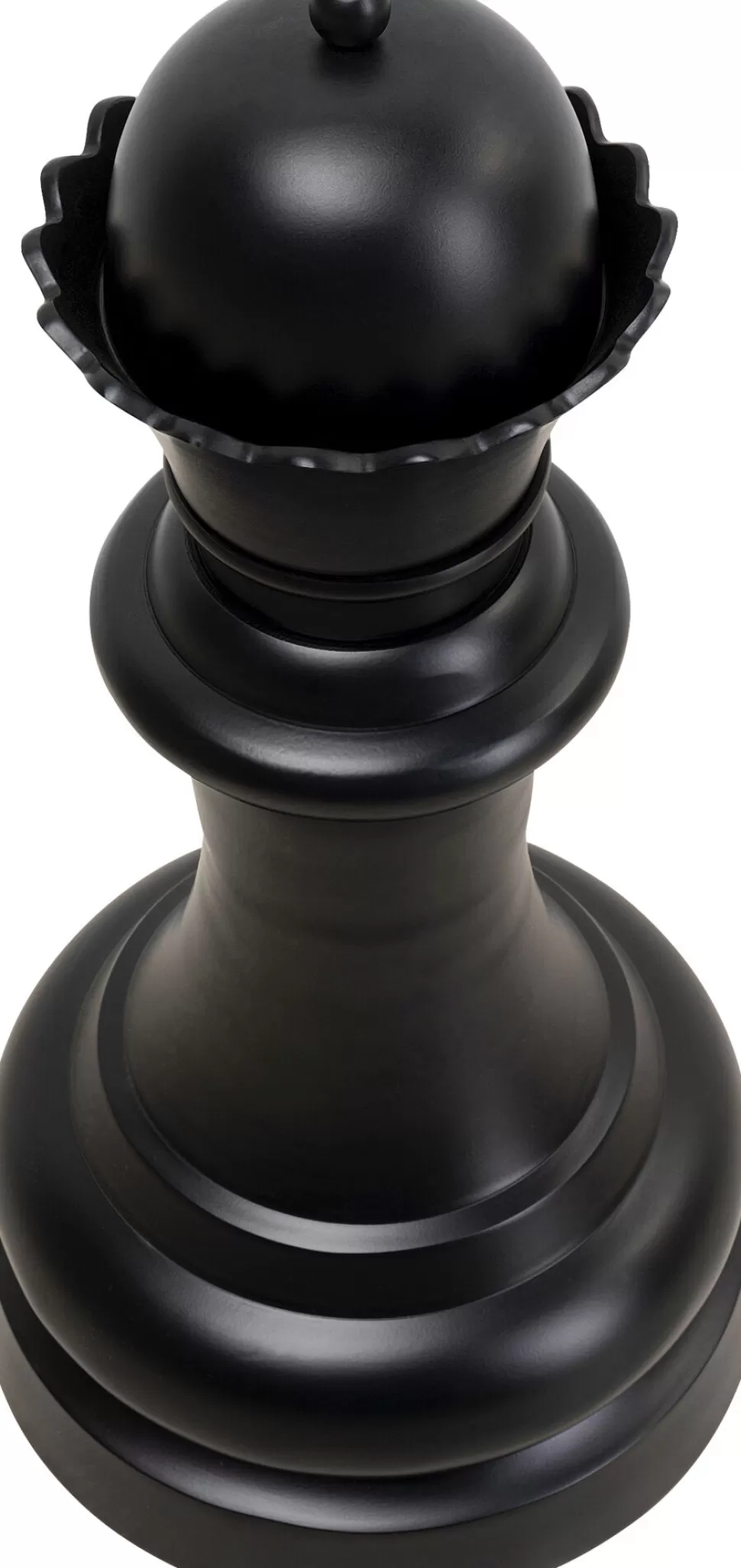 Dekoracje Stojące-KARE Design Dekoracja Stojąca Chess Queen Ø29x60 Cm Aluminium Czarna
