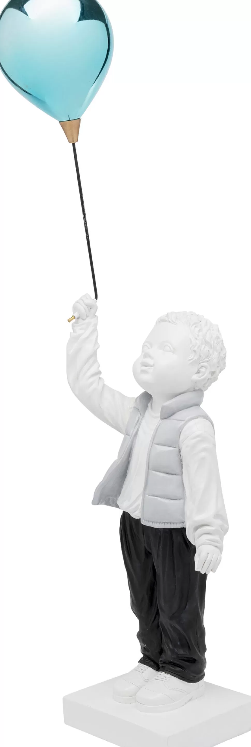 Dekoracje Stojące-KARE Design Dekoracja Stojąca Chłopiec I Balon 96 Cm