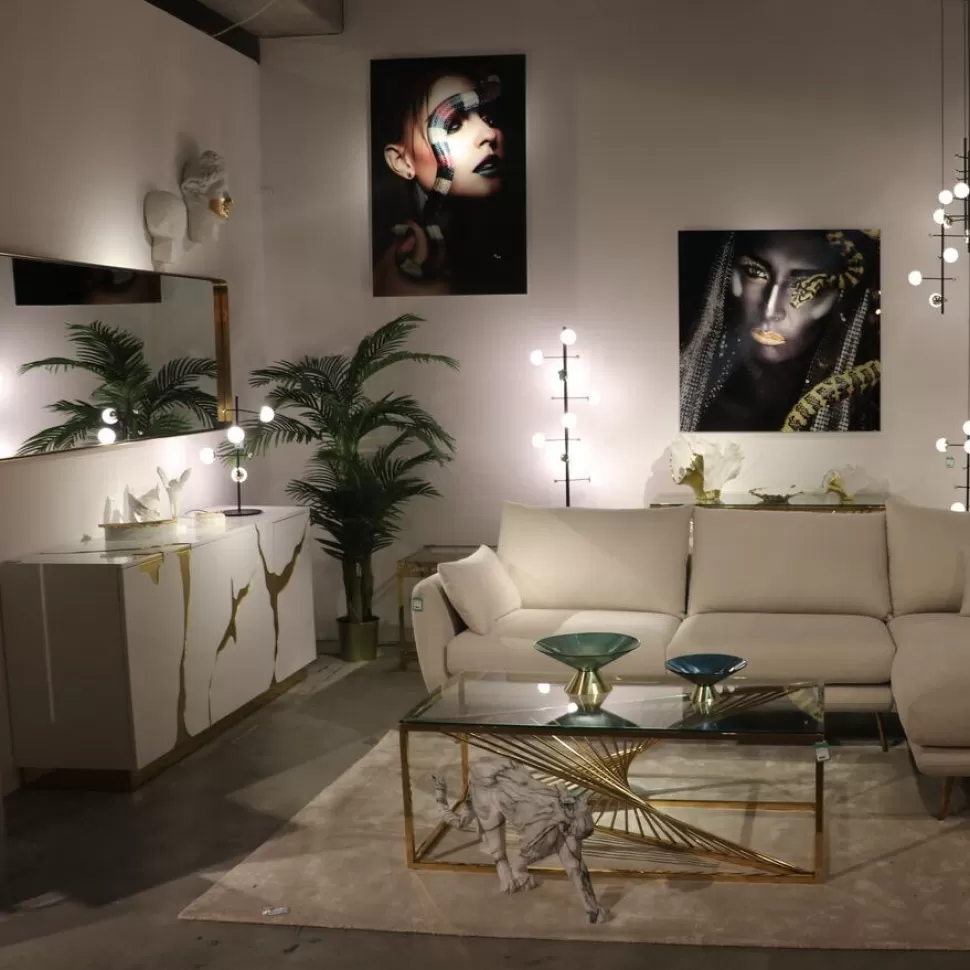 Dekoracje Stojące-KARE Design Dekoracja Stojąca Leopard Marble 95 Cm