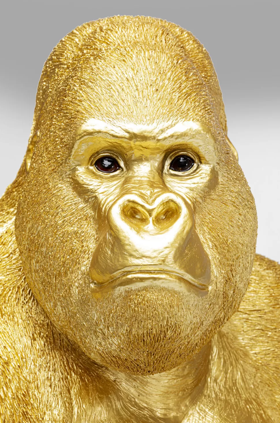 Dekoracje Stojące-KARE Design Dekoracja Stojąca Monkey Gorilla Side XL 60x76 Cm Złota