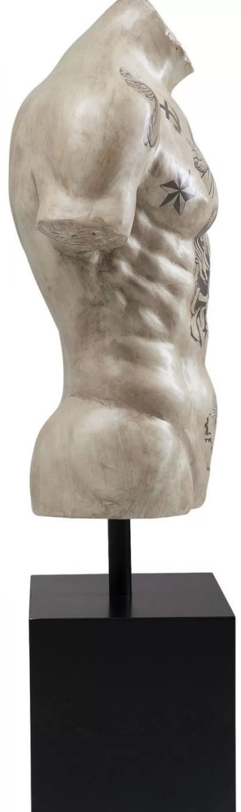 Dekoracje Stojące-KARE Design Dekoracja Stojąca Torso Tattoo 63x125 Cm
