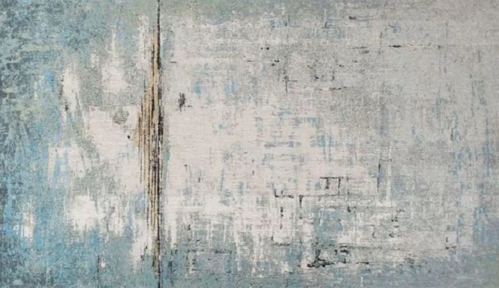 Dywany-KARE Design Dywan Abstract 300x200 Cm Niebieski