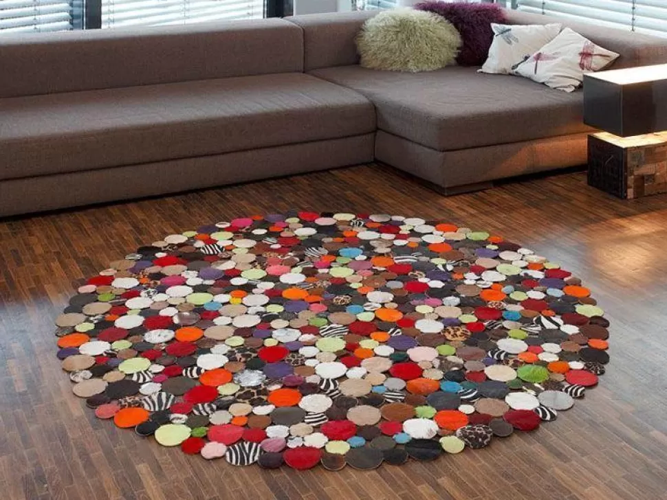 Dywany-KARE Design Dywan Circle Ø150 Cm Kolorowy