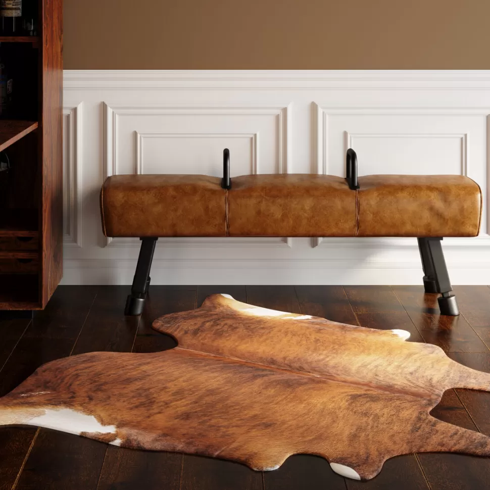 Dywany-KARE Design Dywan Hide 190x150 Cm Brązowo-biały
