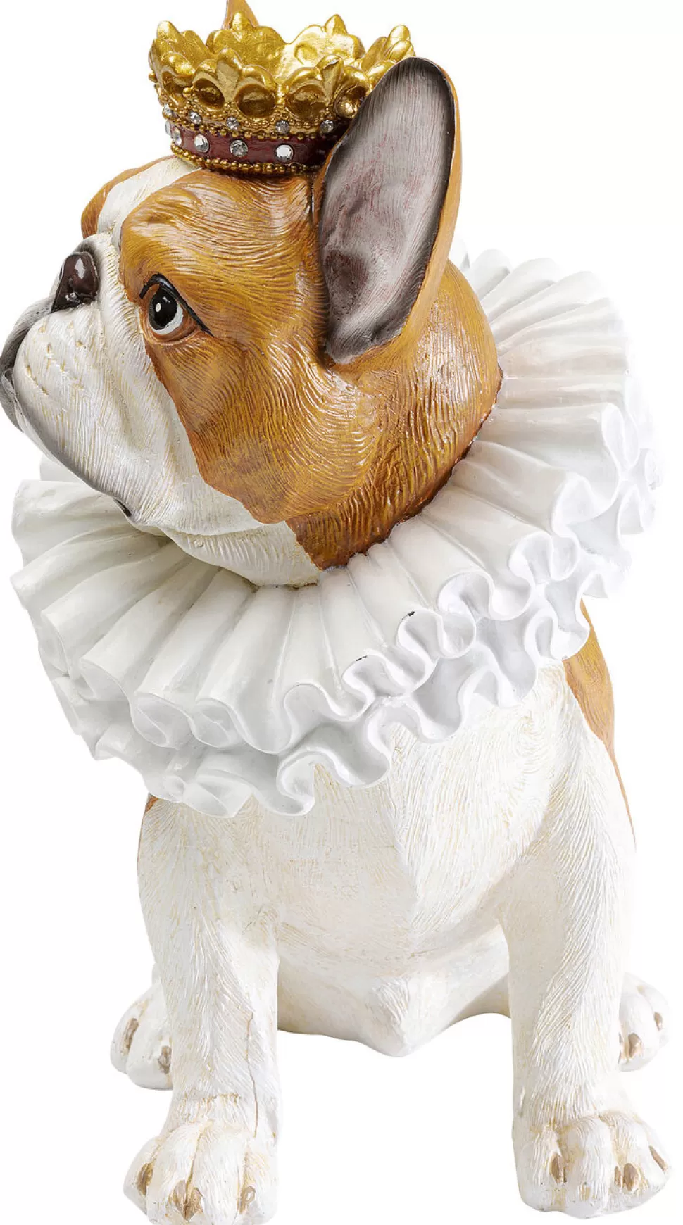 Figurki Dekoracyjne-KARE Design Figurka Dekoracyjna Brązowa Pies Król 25x29 Cm