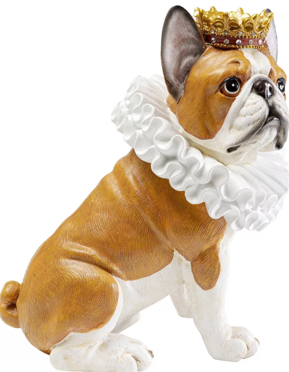 Figurki Dekoracyjne-KARE Design Figurka Dekoracyjna Brązowa Pies Król 25x29 Cm