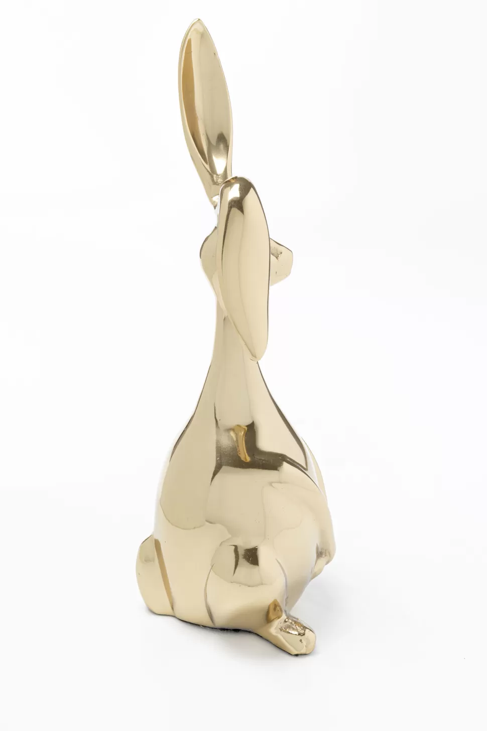 Figurki Dekoracyjne-KARE Design Figurka Dekoracyjna Bunny 26x52 Cm Złota