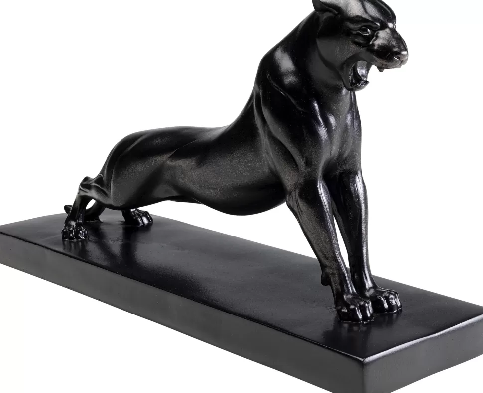 Figurki Dekoracyjne-KARE Design Figurka Dekoracyjna Czarne Pantera Nowoczesna 35x19 Cm