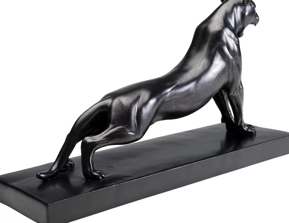 Figurki Dekoracyjne-KARE Design Figurka Dekoracyjna Czarne Pantera Nowoczesna 35x19 Cm