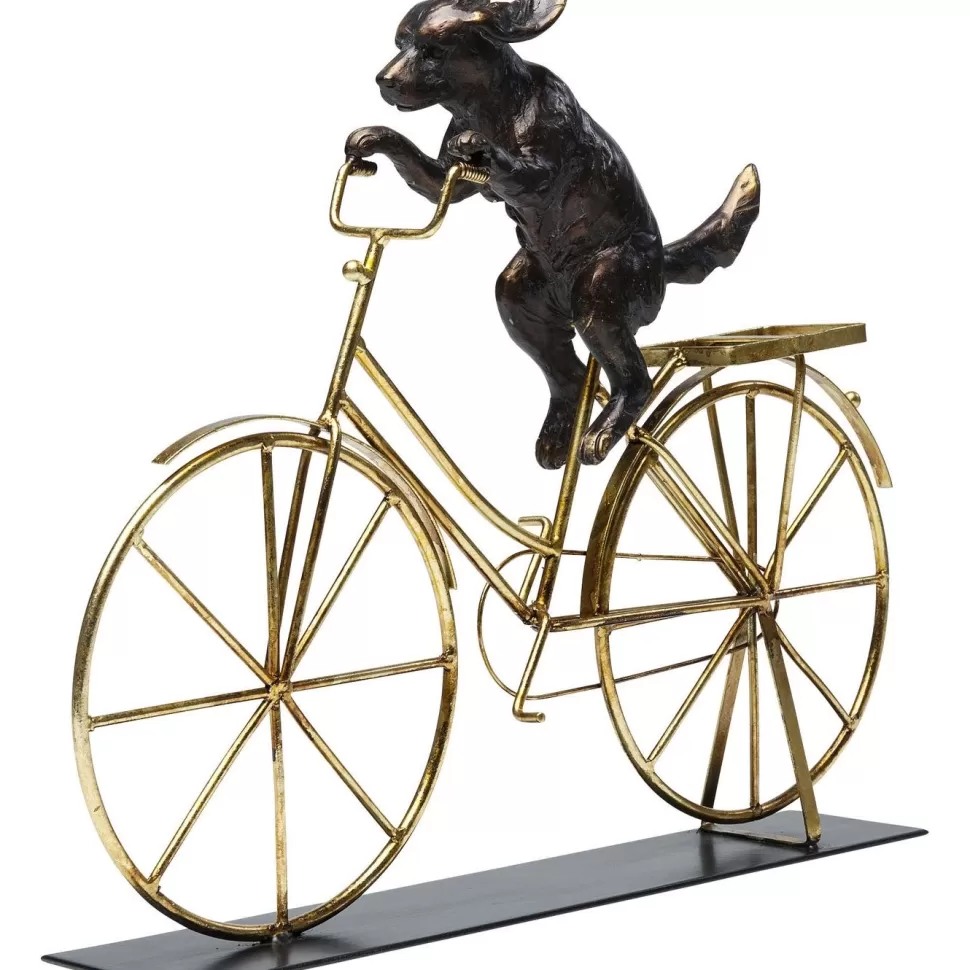 Figurki Dekoracyjne-KARE Design Figurka Dekoracyjna Dog With Bicycle 44x36 Cm