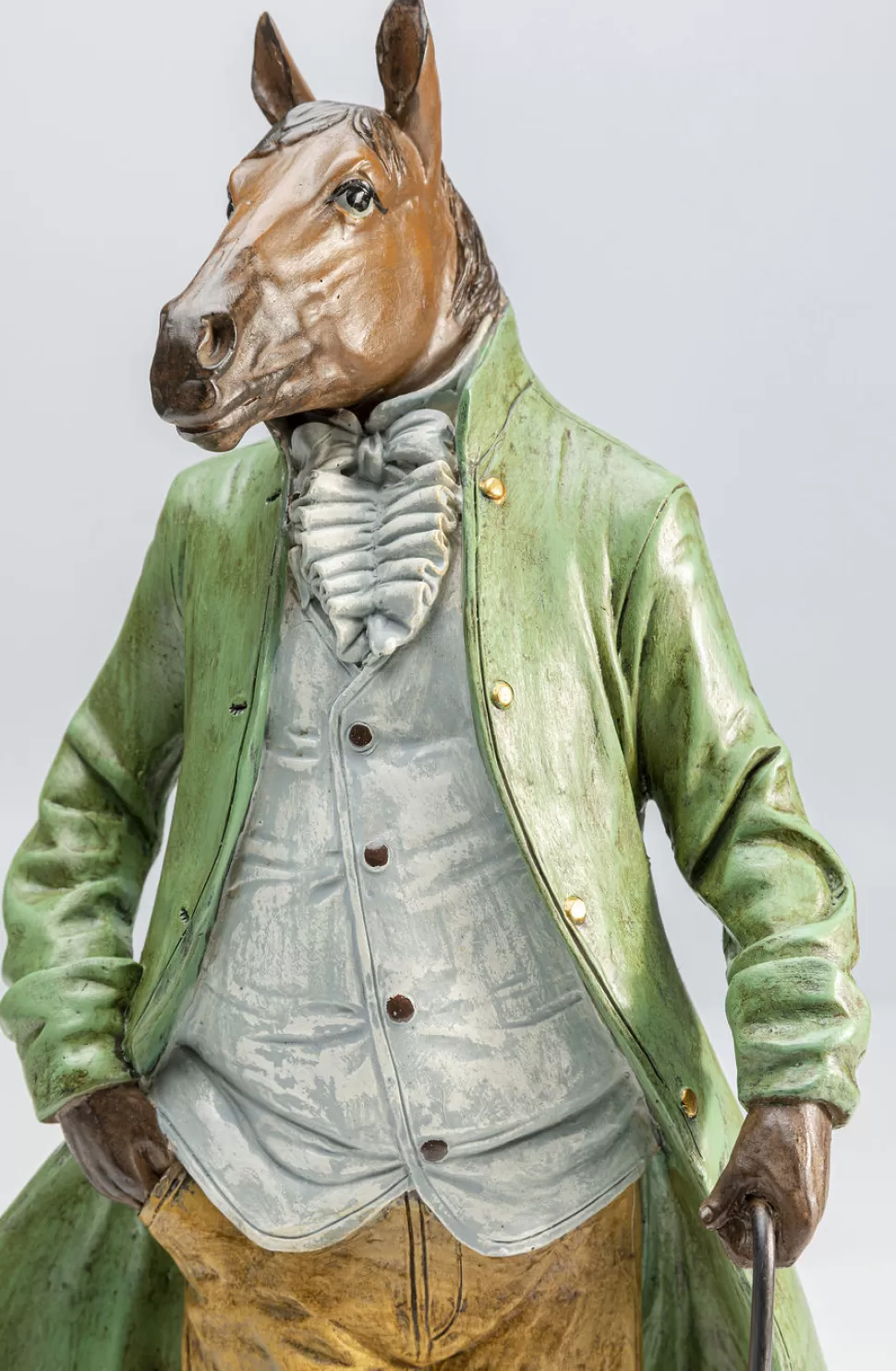Figurki Dekoracyjne-KARE Design Figurka Dekoracyjna Sir Horse Standing 18x44 Cm Kolorowa