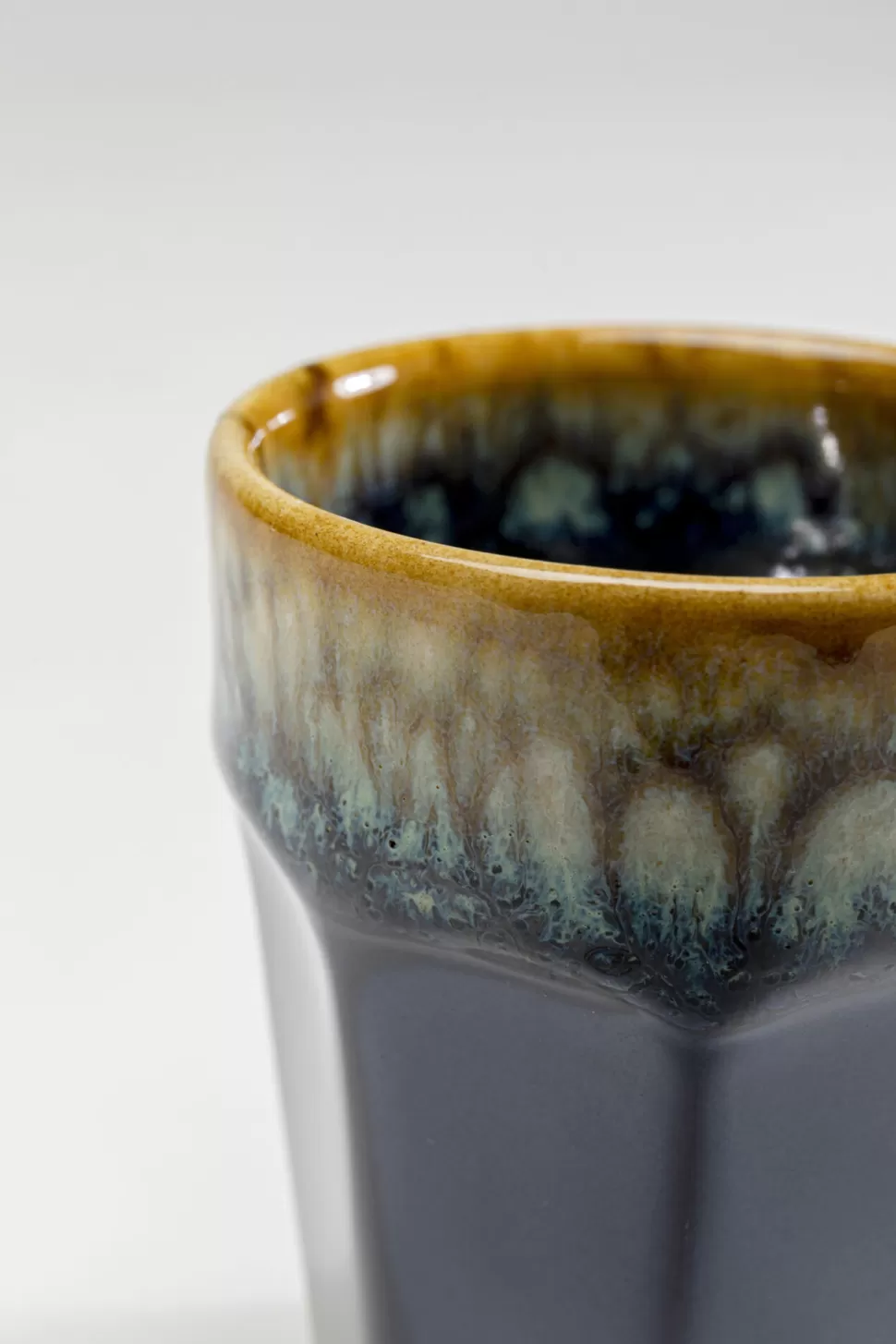 Zastawa Stołowa | Filiżanki-KARE Design Filiżanka Do Espresso Kamionkowa Ciemnoniebieska 105 Ml