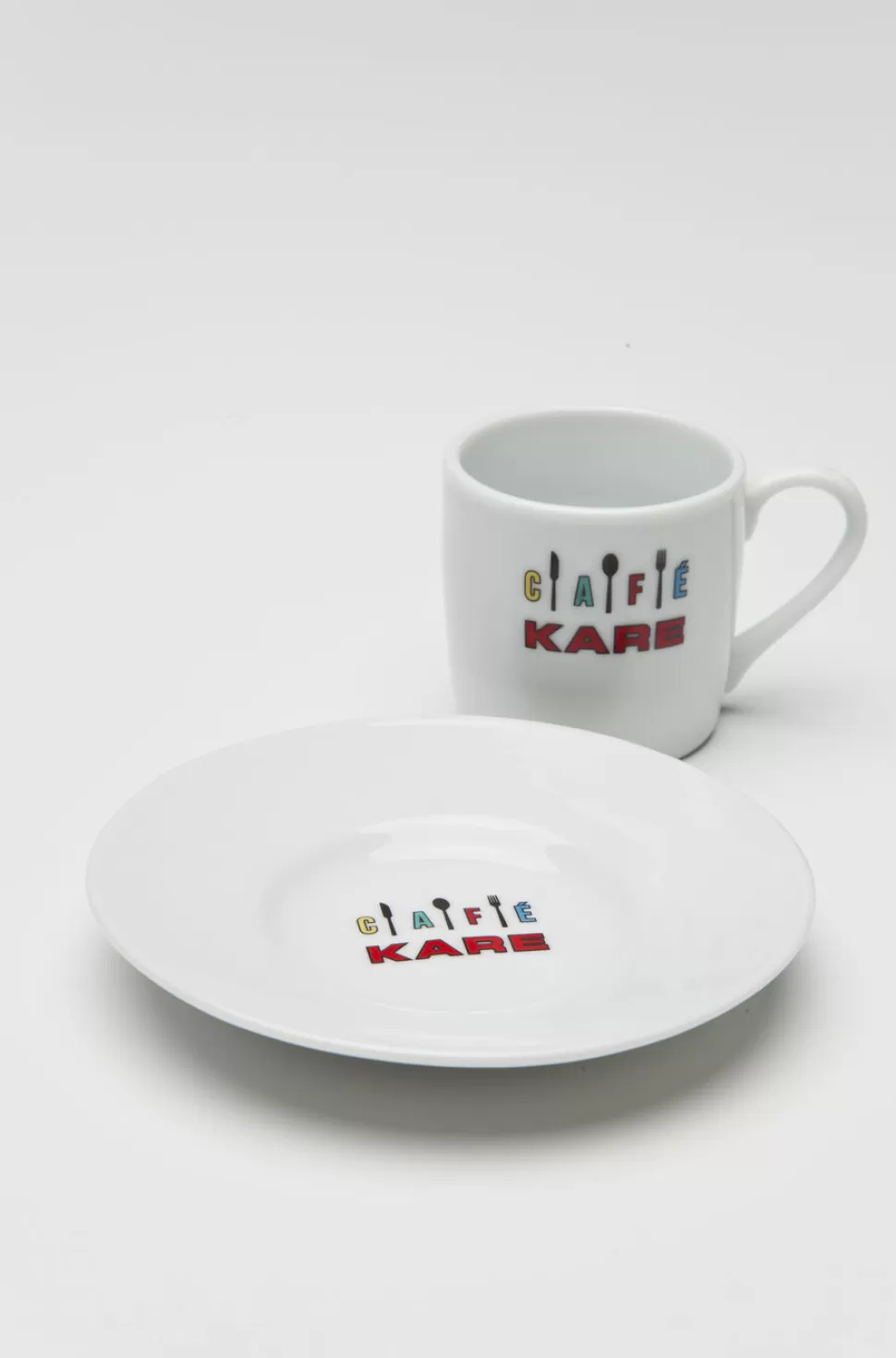 Zastawa Stołowa | Filiżanki-KARE Design Filiżanka Do Espresso Ze Spodkiem Cafe Kare Biała