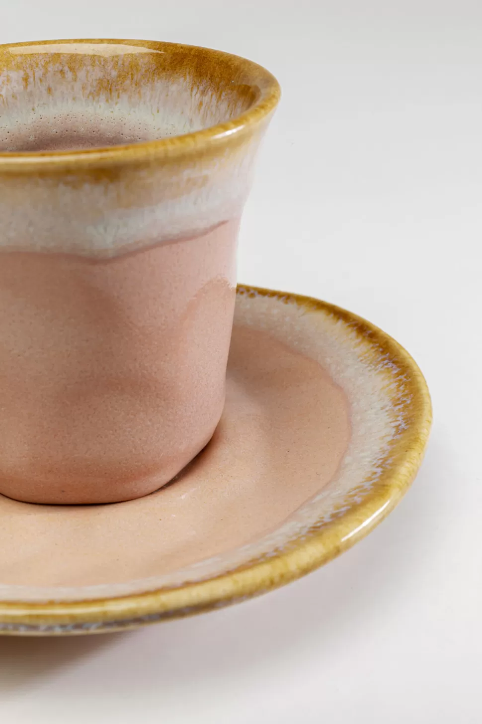 Zastawa Stołowa | Filiżanki-KARE Design Filiżanka Do Espresso Ze Spodkiem Kamionkowa Różowa 88 Ml