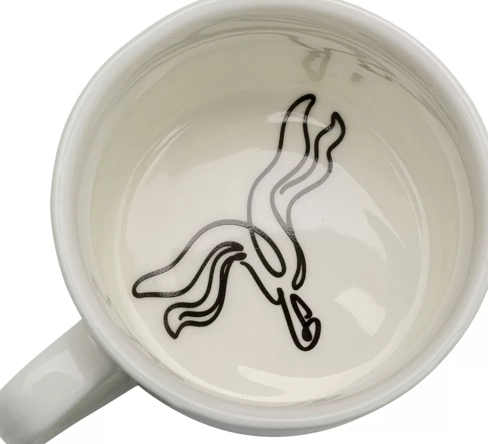 Zastawa Stołowa | Filiżanki-KARE Design Filiżanka Ze Spodkiem Porcelana Ręcznie Malowana 160 Ml Banan