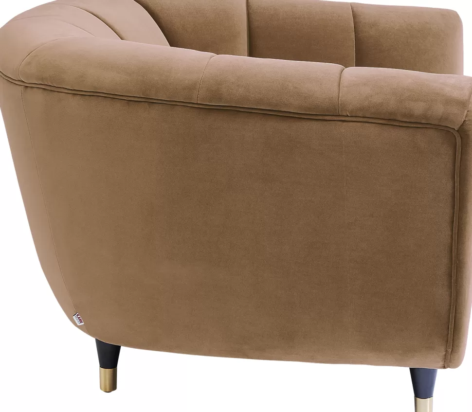 Fotele-KARE Design Fotel Spectra 108x74 Cm Jasnobrązowy