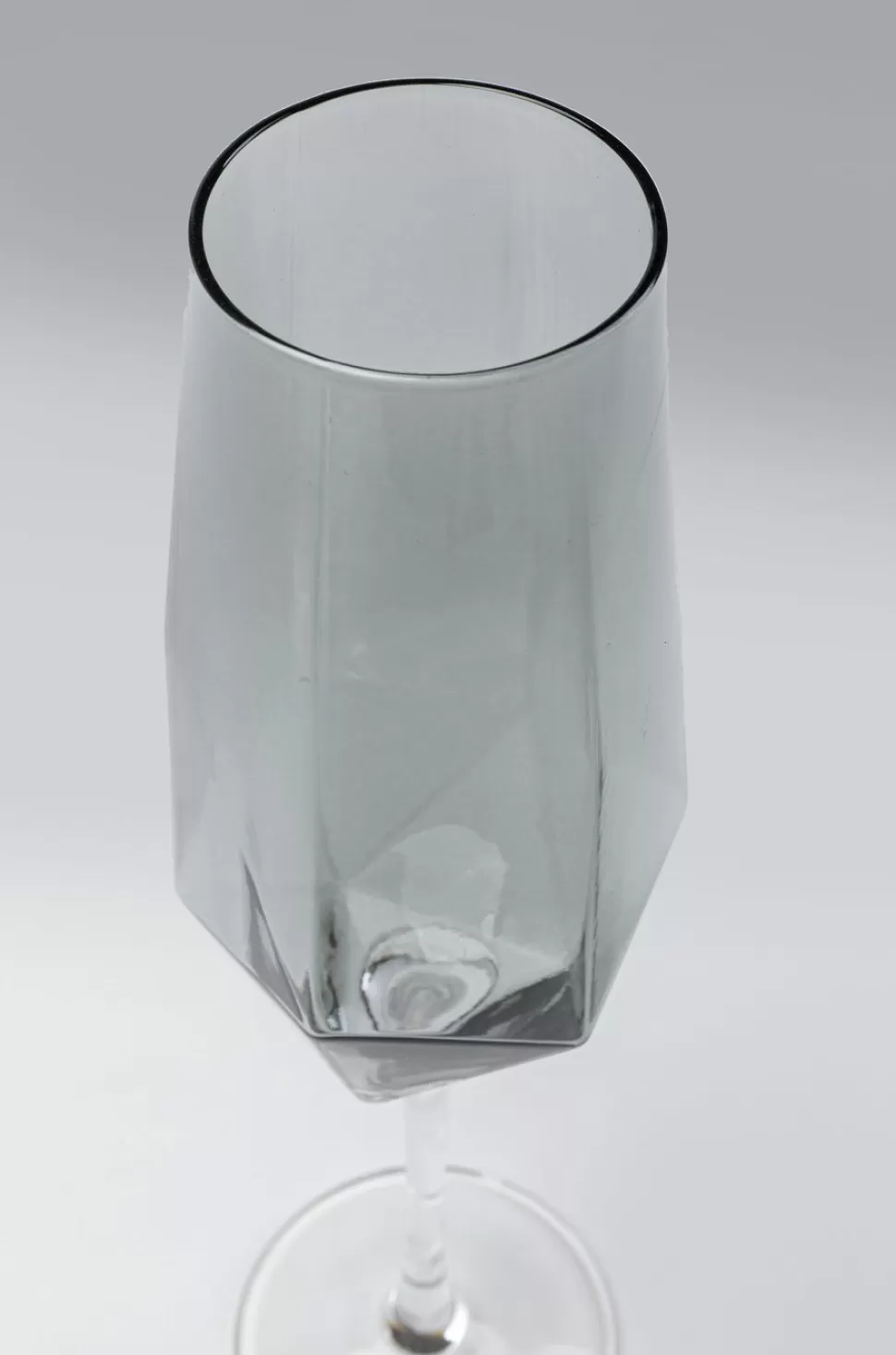 Zastawa Stołowa | Kieliszki-KARE Design Kieliszek Do Szampana Diamond Smoke 365 Ml Przydymiony