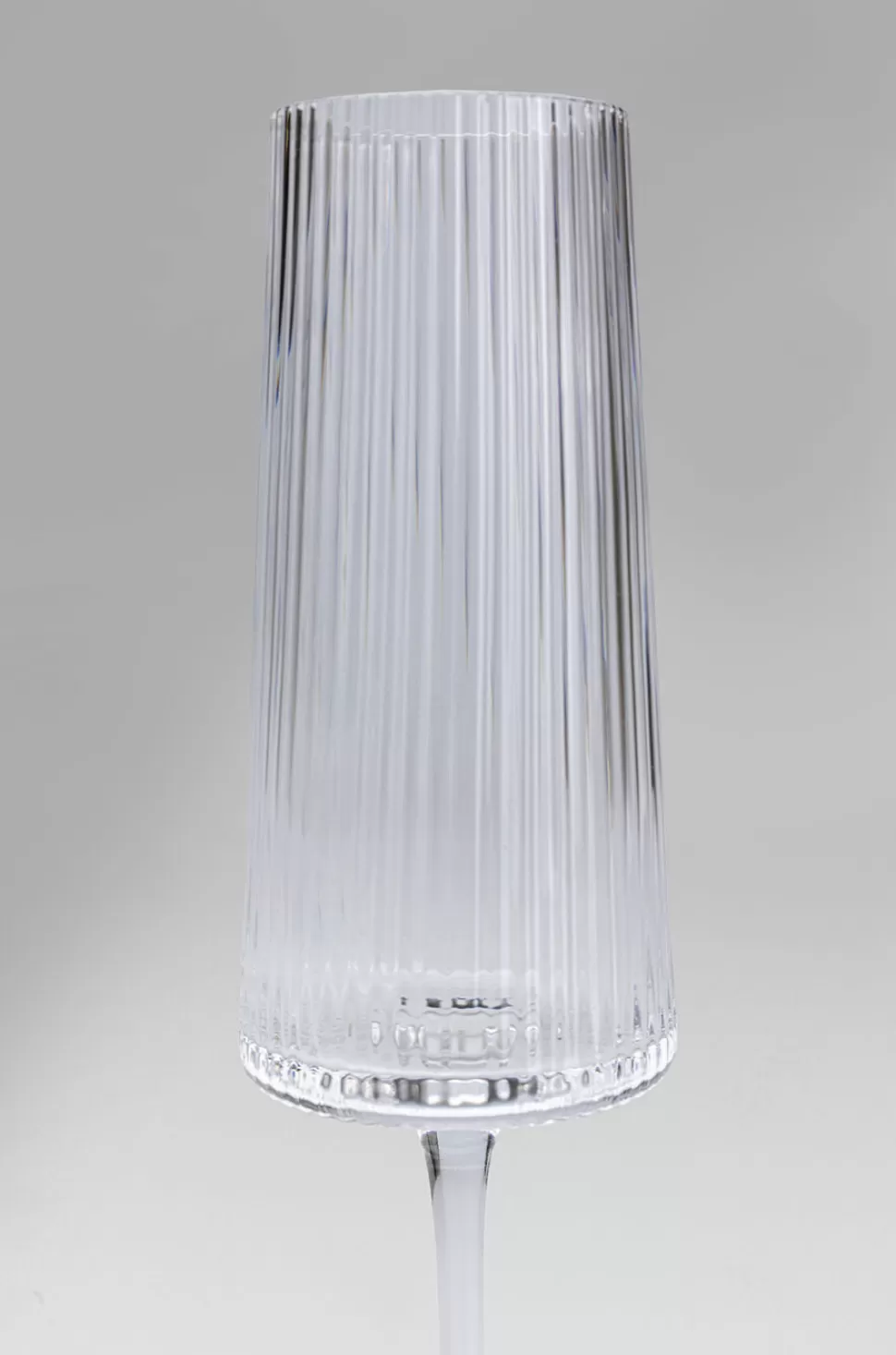 Zastawa Stołowa | Kieliszki-KARE Design Kieliszek Do Szampana Riffle 215 Ml