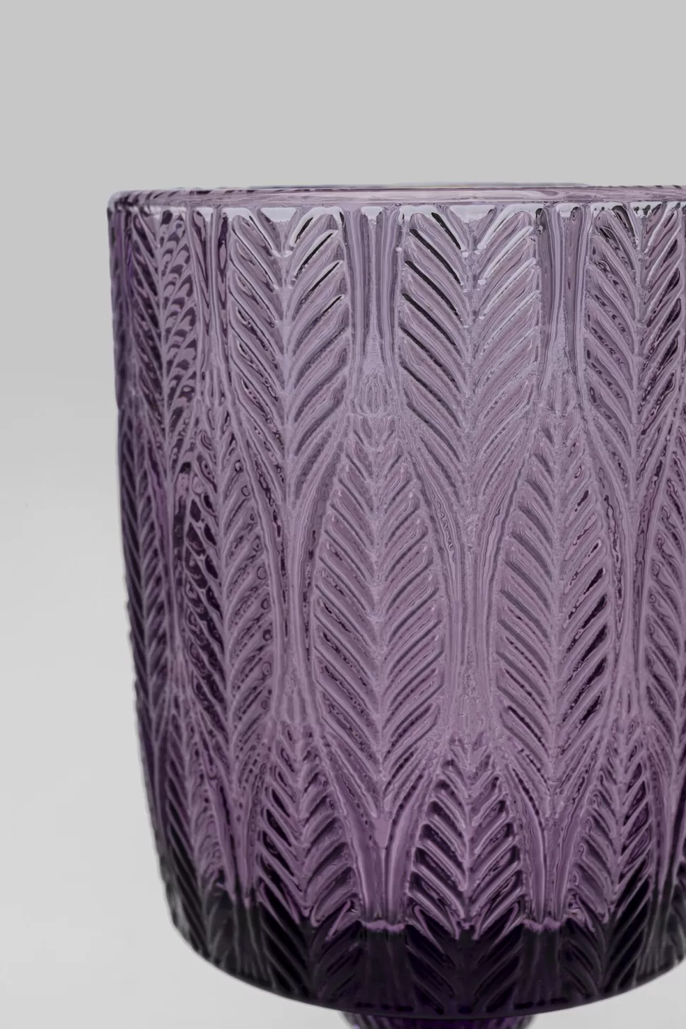 Zastawa Stołowa | Kieliszki-KARE Design Kieliszek Do Wina Fioletowe Szkło 350 Ml