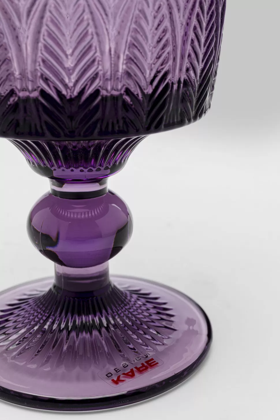 Zastawa Stołowa | Kieliszki-KARE Design Kieliszek Do Wina Fioletowe Szkło 350 Ml