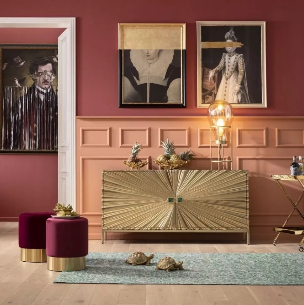 Komody-KARE Design Komoda Illumino 160x80 Cm Złota