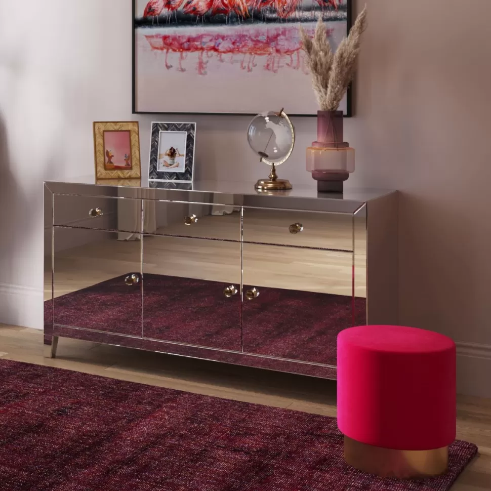 Komody-KARE Design Komoda Luxury 141x77 Cm Lustrzana
