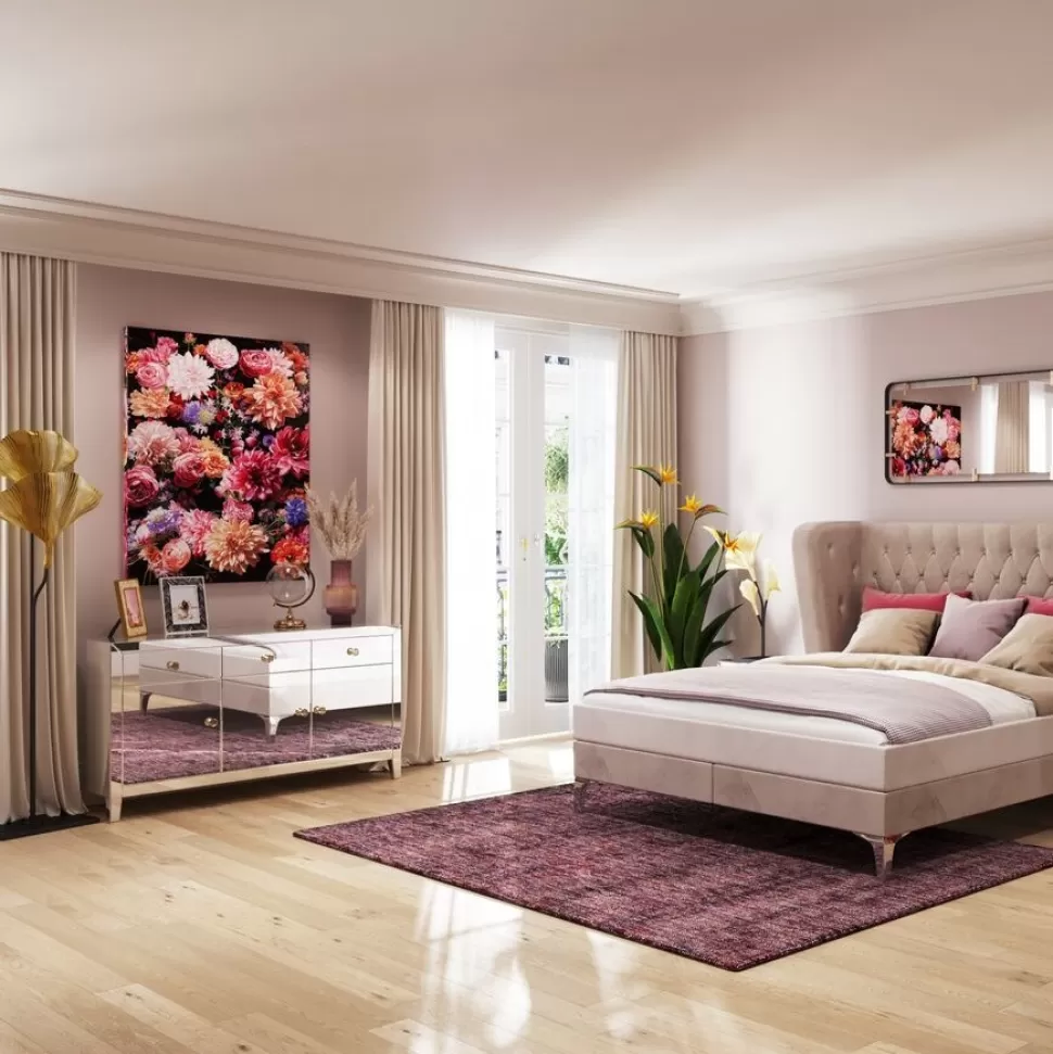 Komody-KARE Design Komoda Luxury 141x77 Cm Szampańska