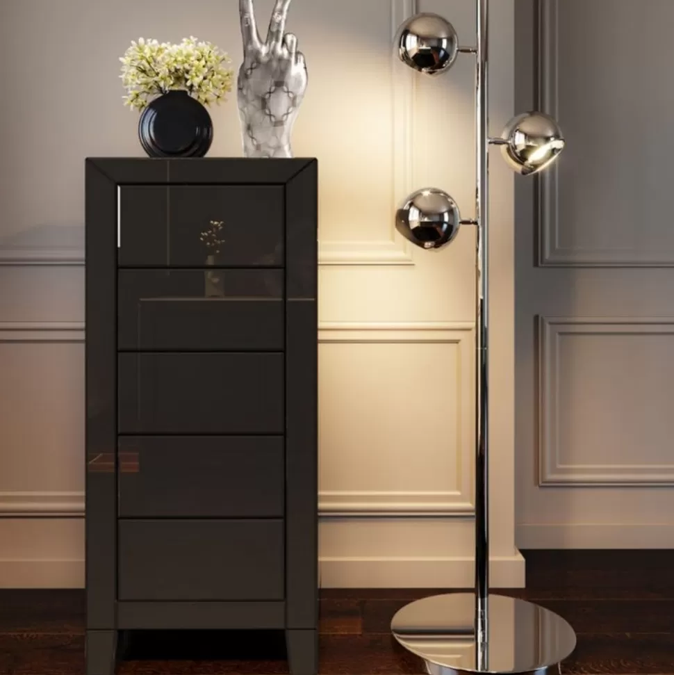 Komody-KARE Design Komoda Luxury Push 49x110 Cm Szara
