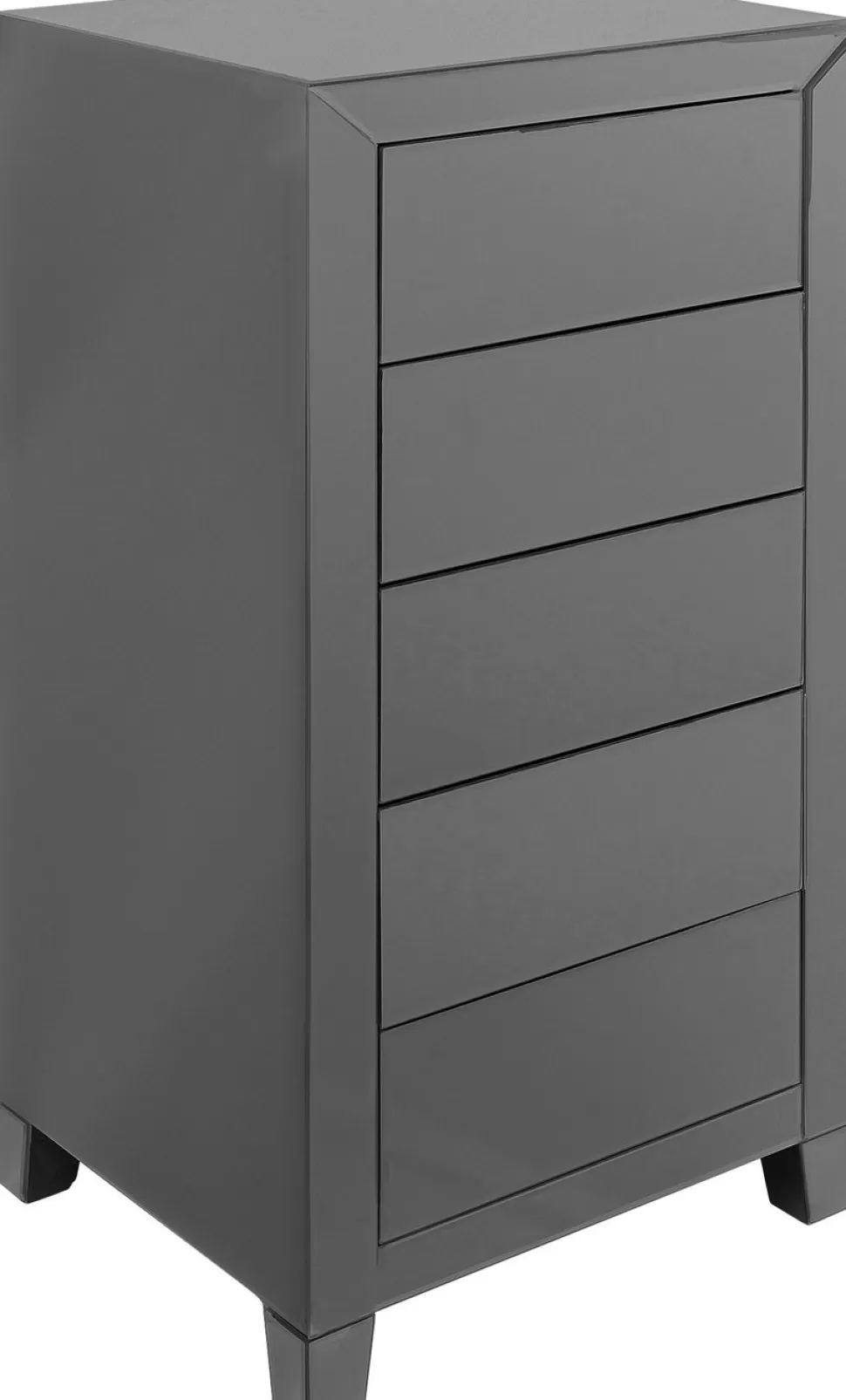 Komody-KARE Design Komoda Luxury Push 49x110 Cm Szara