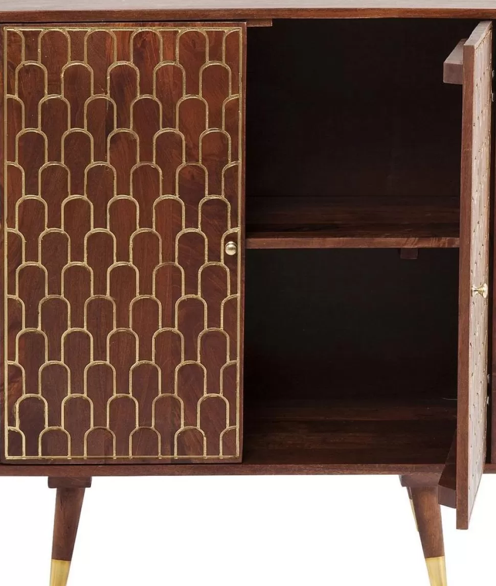 Komody-KARE Design Komoda Muskat 75x85 Cm Brązowa