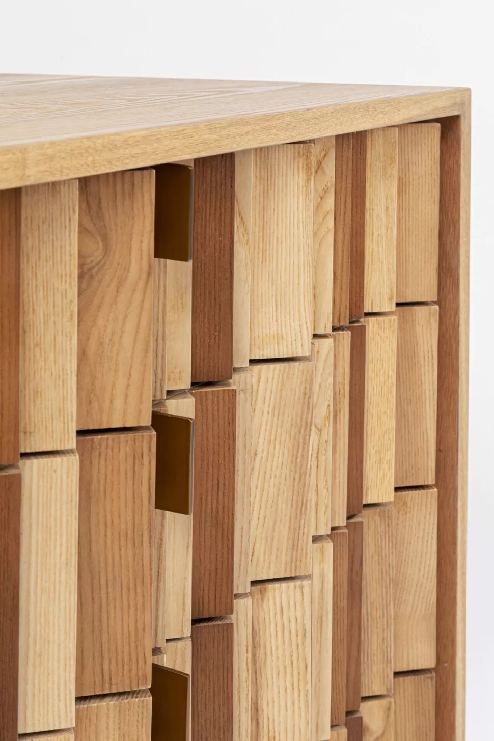 Komody-KARE Design Komoda Naturalna Z Szufladami I Drzwiami 186 Cm Podstawa Złota