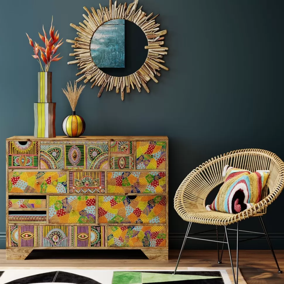 Komody-KARE Design Komoda Paradise 118x88 Cm Kolorowa
