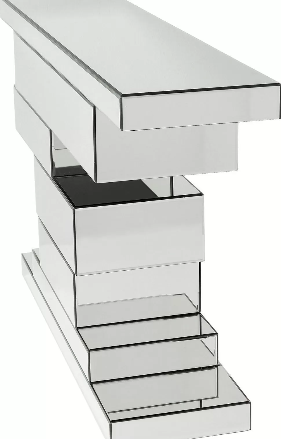 Konsole I Toaletki-KARE Design Konsola Brick Mirror 151x91 Cm