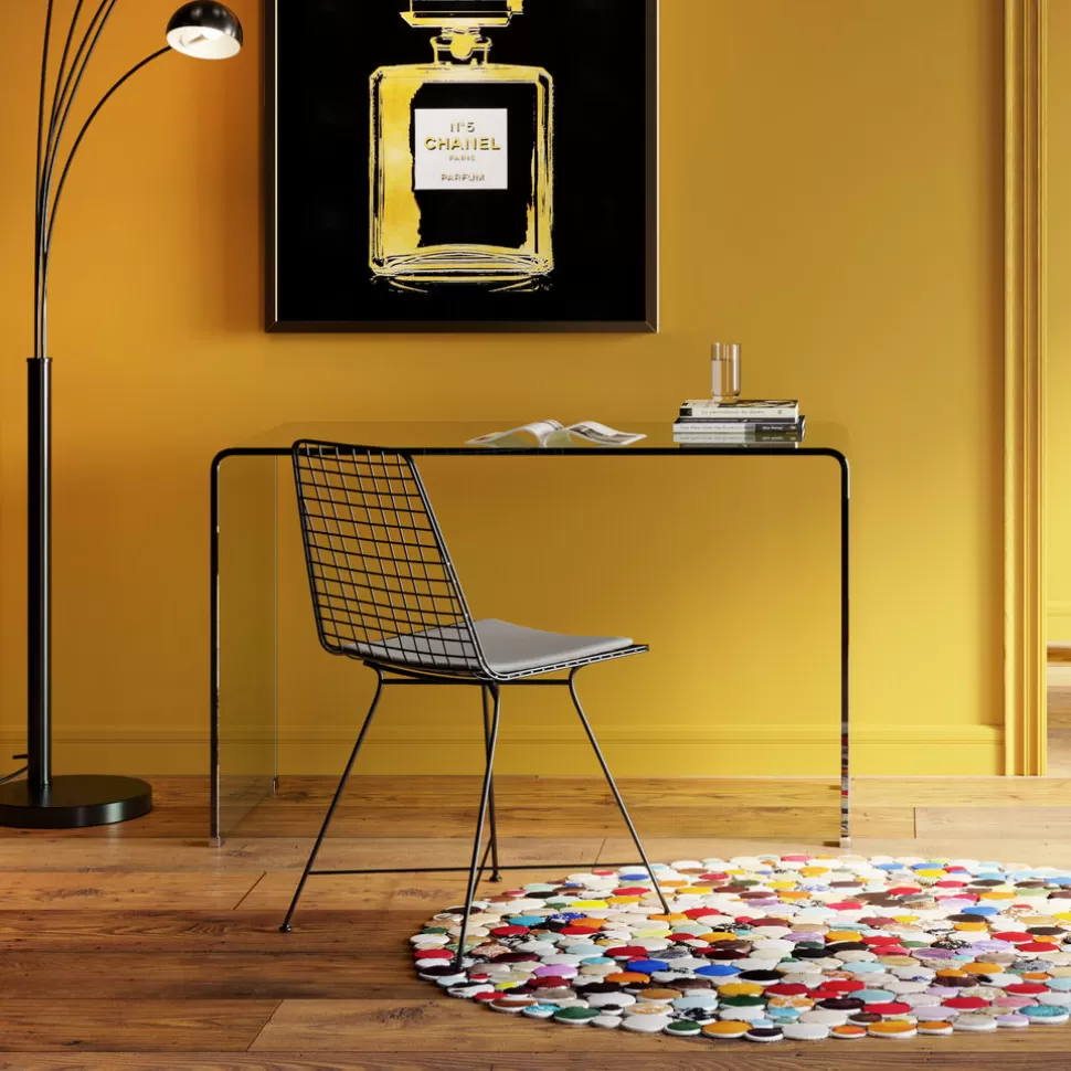 Konsole I Toaletki-KARE Design Konsola Clear Club 120x30 Cm Transparentna