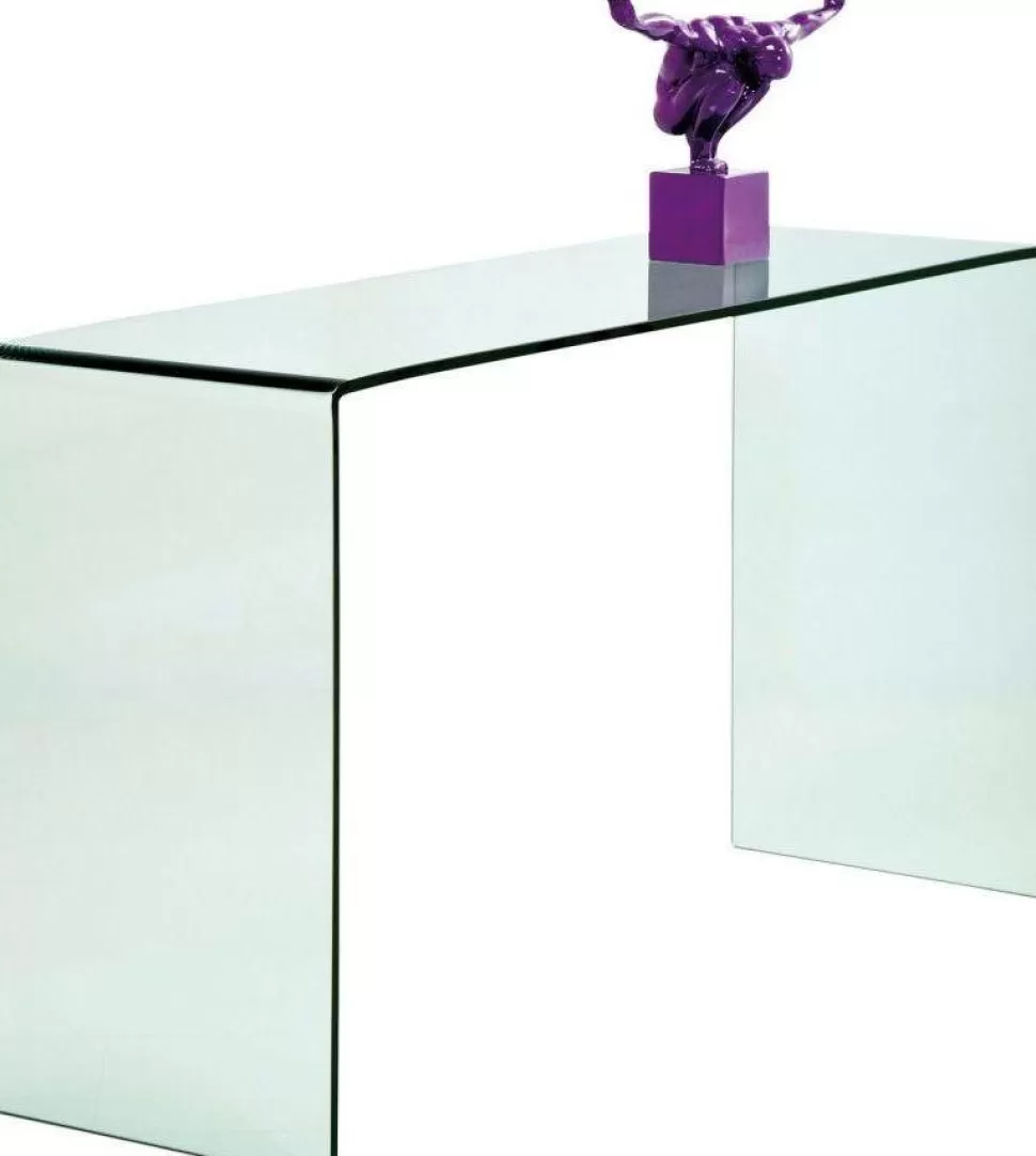 Konsole I Toaletki-KARE Design Konsola Clear Club 120x30 Cm Transparentna
