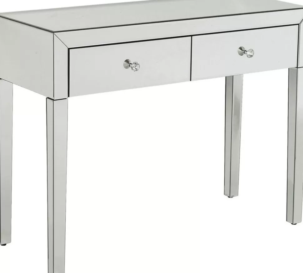 Konsole I Toaletki-KARE Design Konsola Luxury 100x40 Cm Lustrzana