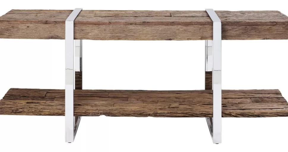 Konsole I Toaletki-KARE Design Konsola Rustico 180x46 Cm Drewno Recyklingowane