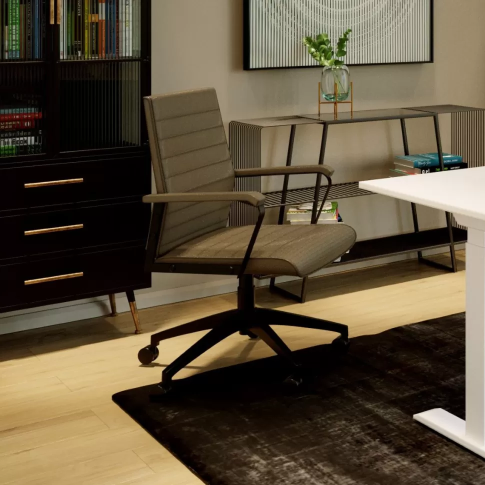 Krzesła-KARE Design Krzesło Biurowe Labora 57x105 Cm Beżowe