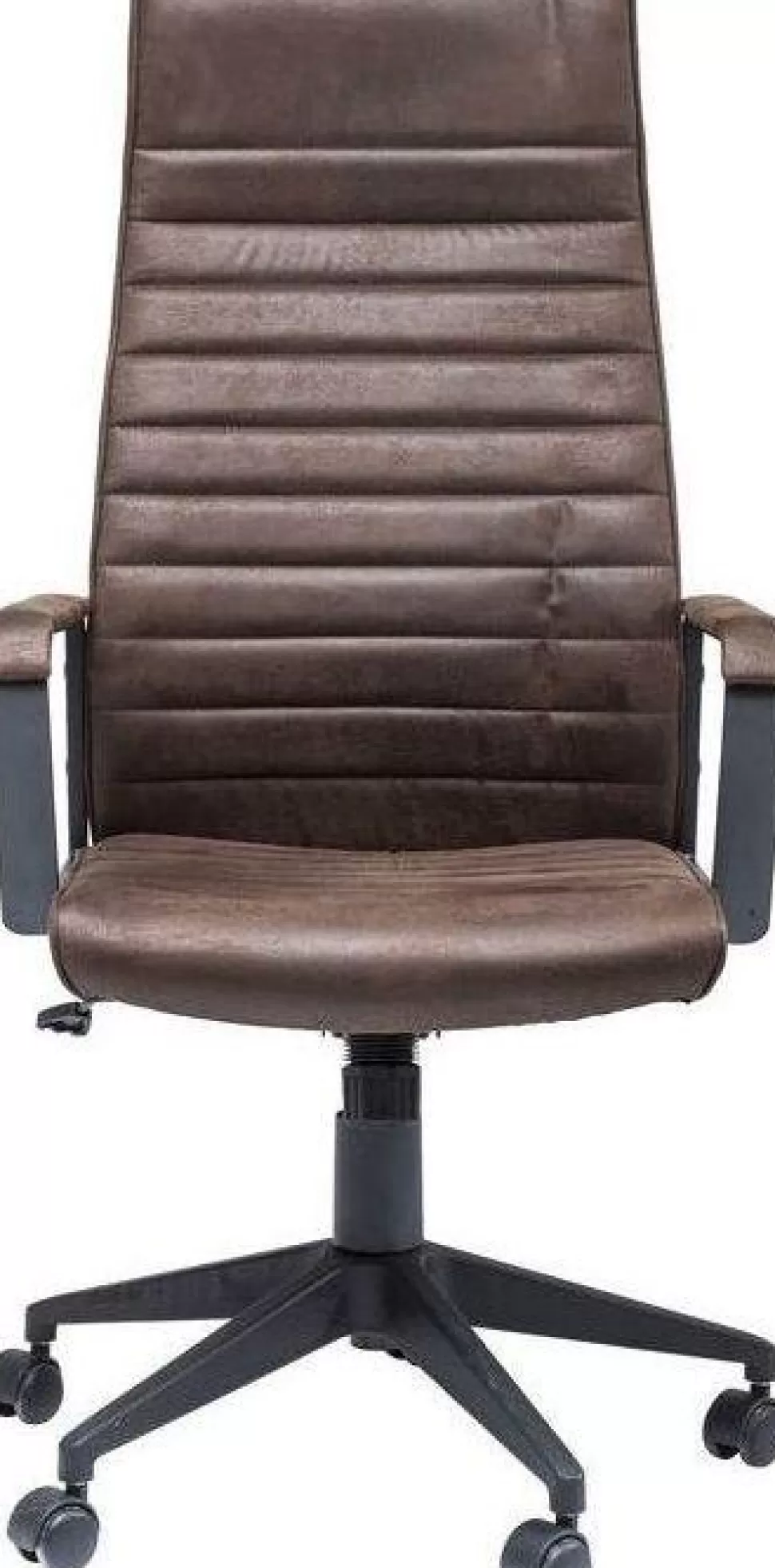 Krzesła-KARE Design Krzesło Biurowe Labora High 56x128 Cm Brązowe