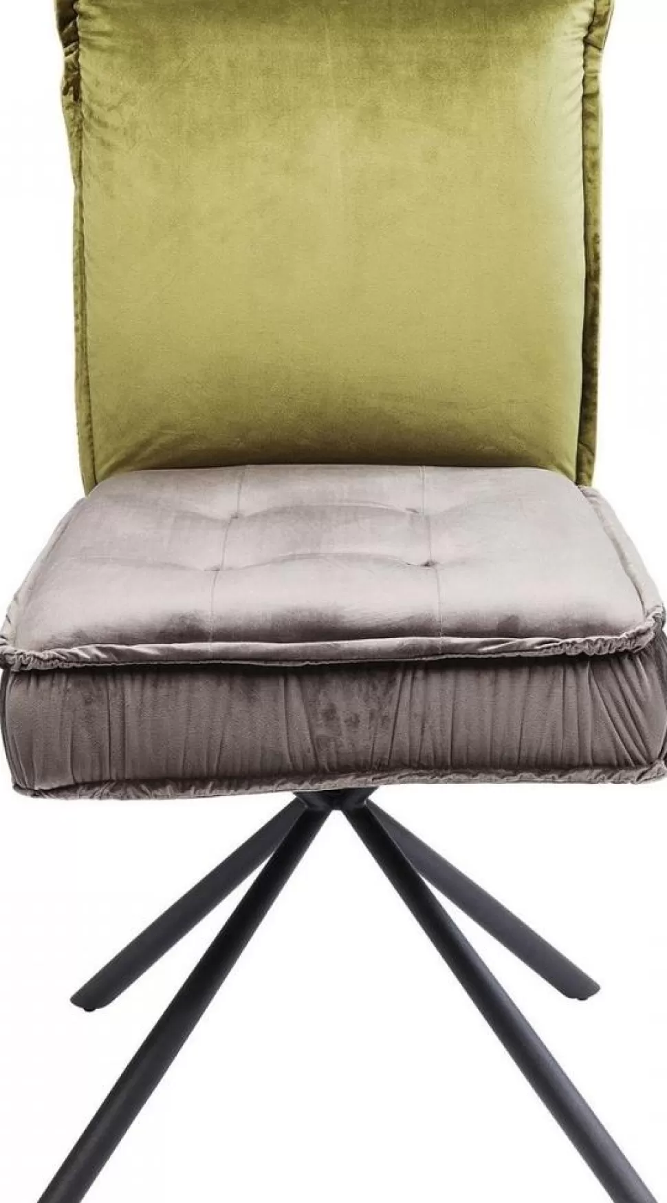 Krzesła-KARE Design Krzesło Chelsea 50x91 Cm Szaro-zielone