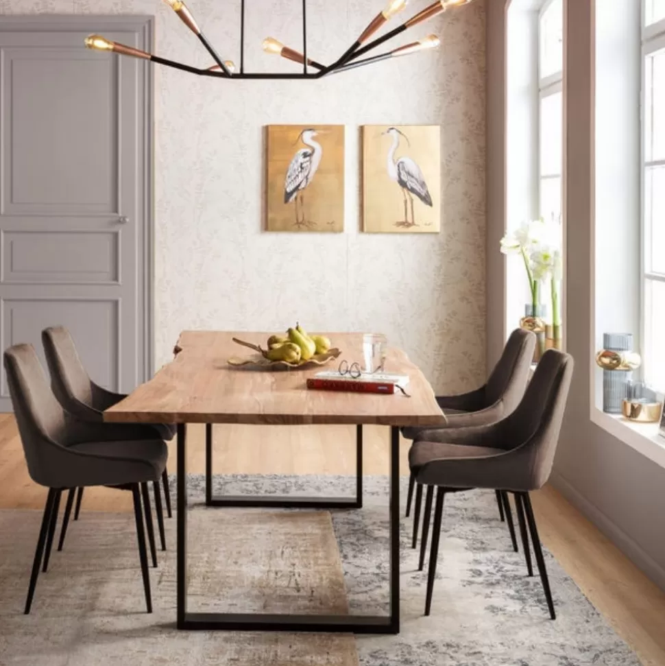 Krzesła-KARE Design Krzesło East Side 48x83 Cm Brązowe