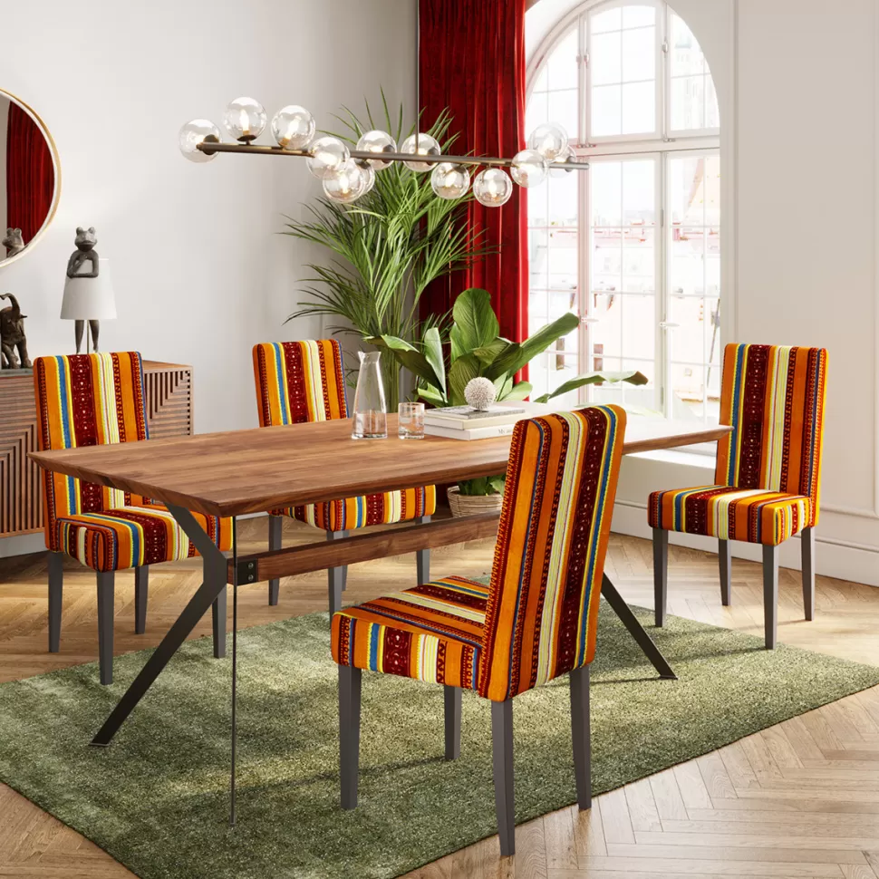 Krzesła-KARE Design Krzesło Econo Very British 45x96 Cm Kolorowe B