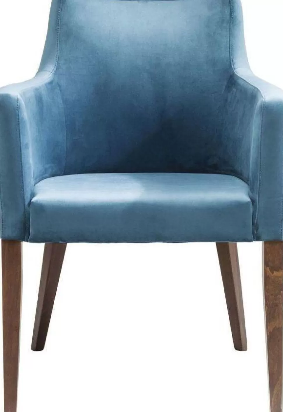 Krzesła-KARE Design Krzesło Mode Velvet 58x87 Cm Niebieskozielone