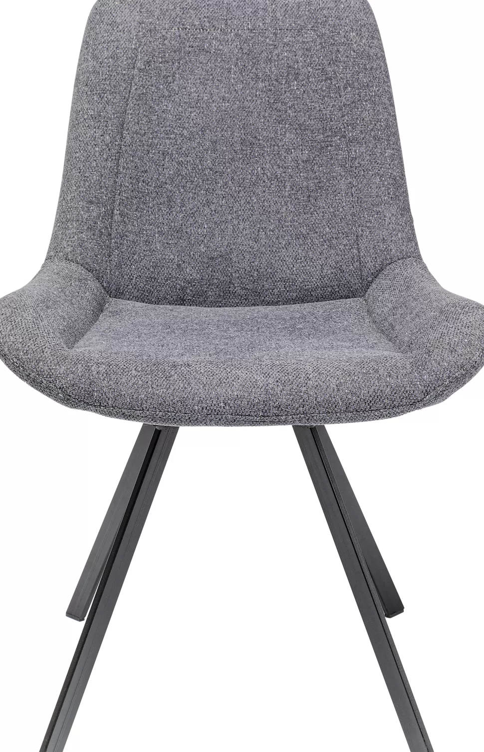 Krzesła-KARE Design Krzesło Obrotowe Baron 57x88 Cm Szare